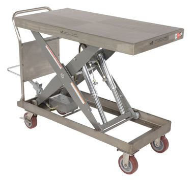 PARTIALLY SS ELEVATING CART 2K 24 X 47